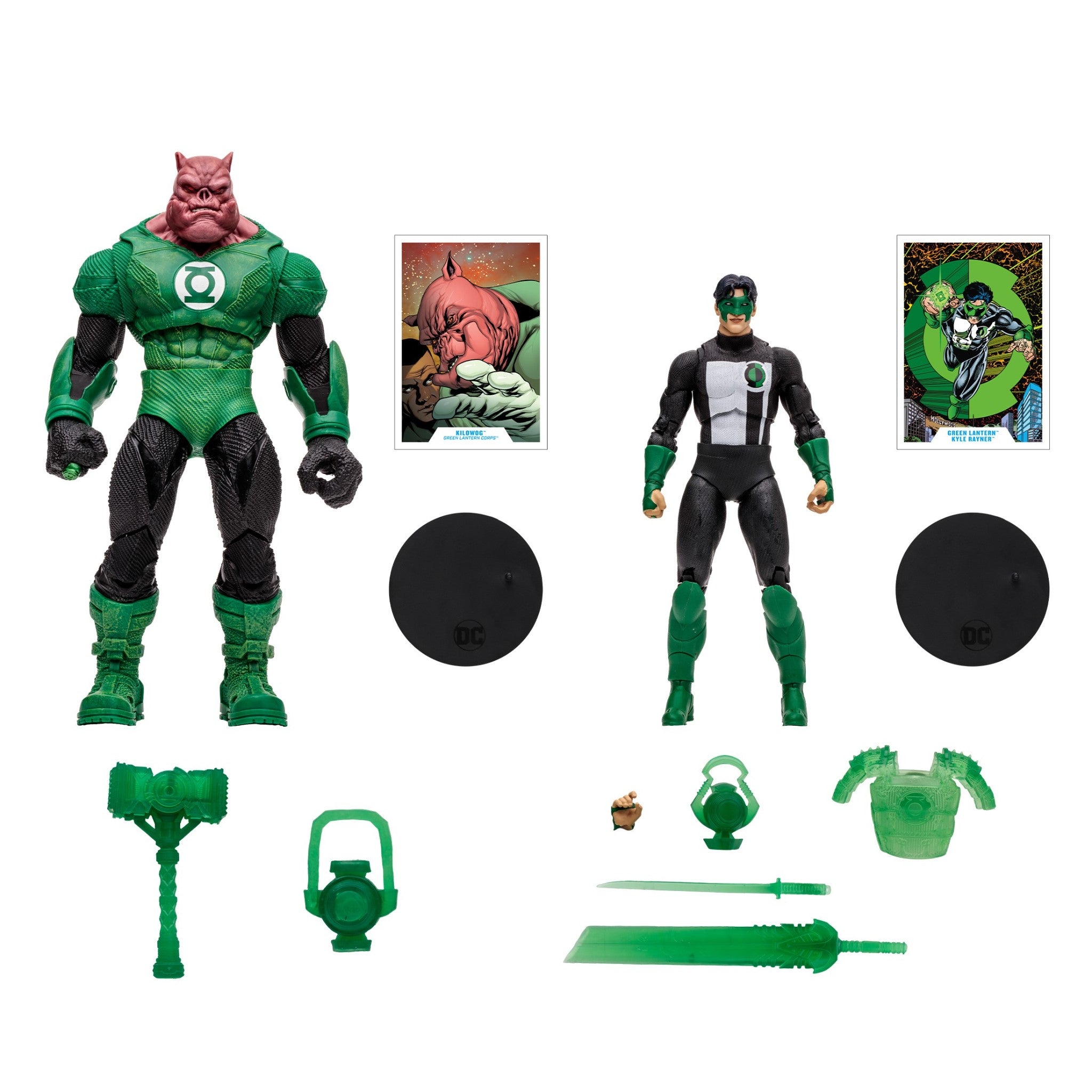 DC Multiverse Kilowog vs Green Lantern 2 Pack Gold Label - McFarlane Toys