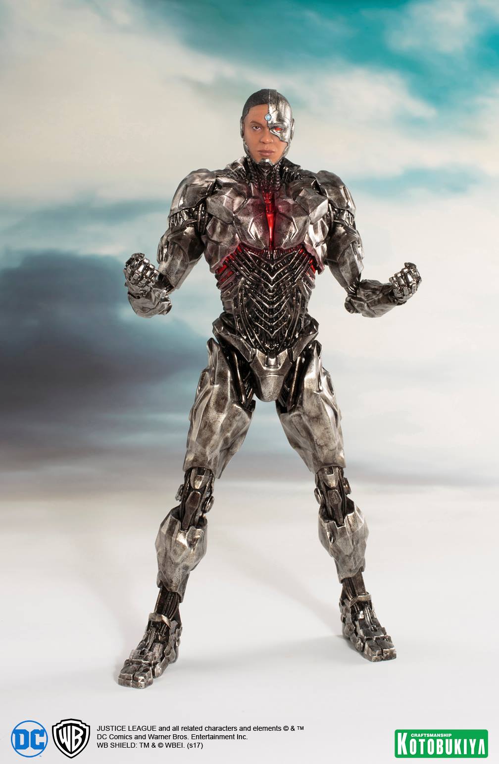 Kotobukiya DC Comics Justice League ARTFX+ Cyborg Statue-2