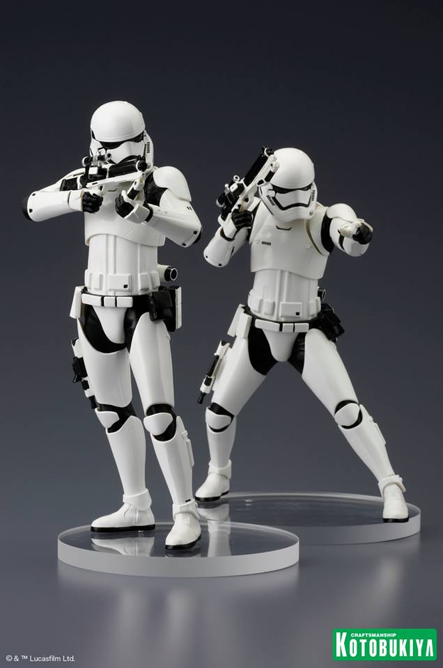 Kotobukiya Star Wars First Order Stormtrooper Two Pack ARTFX+ Statues
