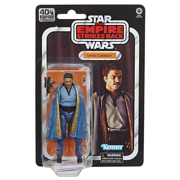 Star Wars 40th Anniversary Empire Strikes Back Black 6" Series Lando Calrissian