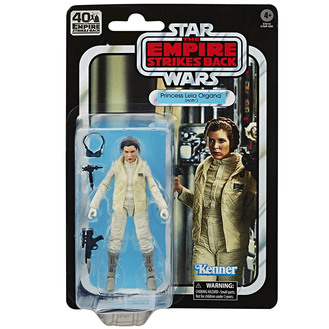 Star Wars 40th Anniversary Empire Strikes Back Black Series Princess Leia Hoth-1