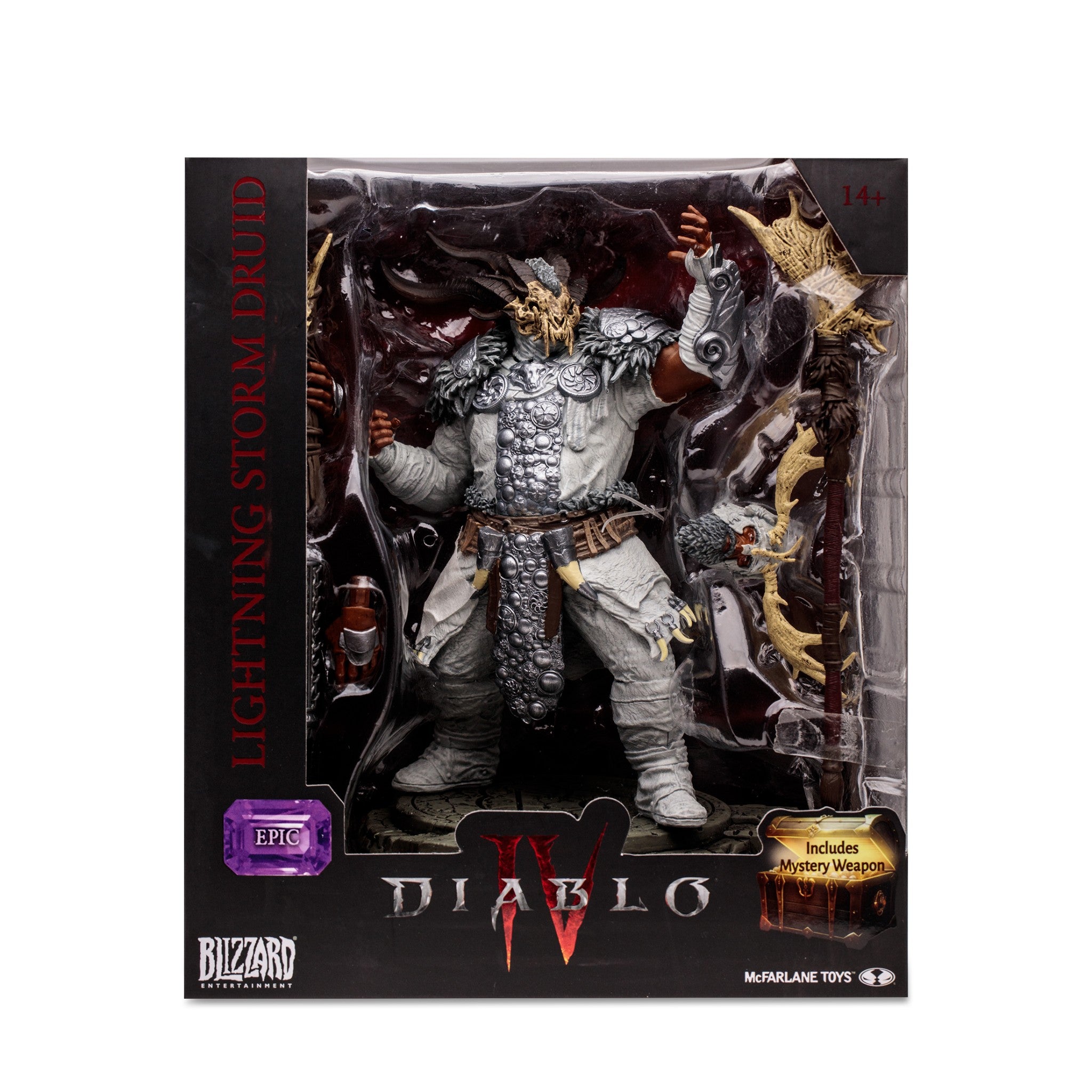 Diablo IV Lightning Storm Druid 7" Epic Figure - McFarlane Toys