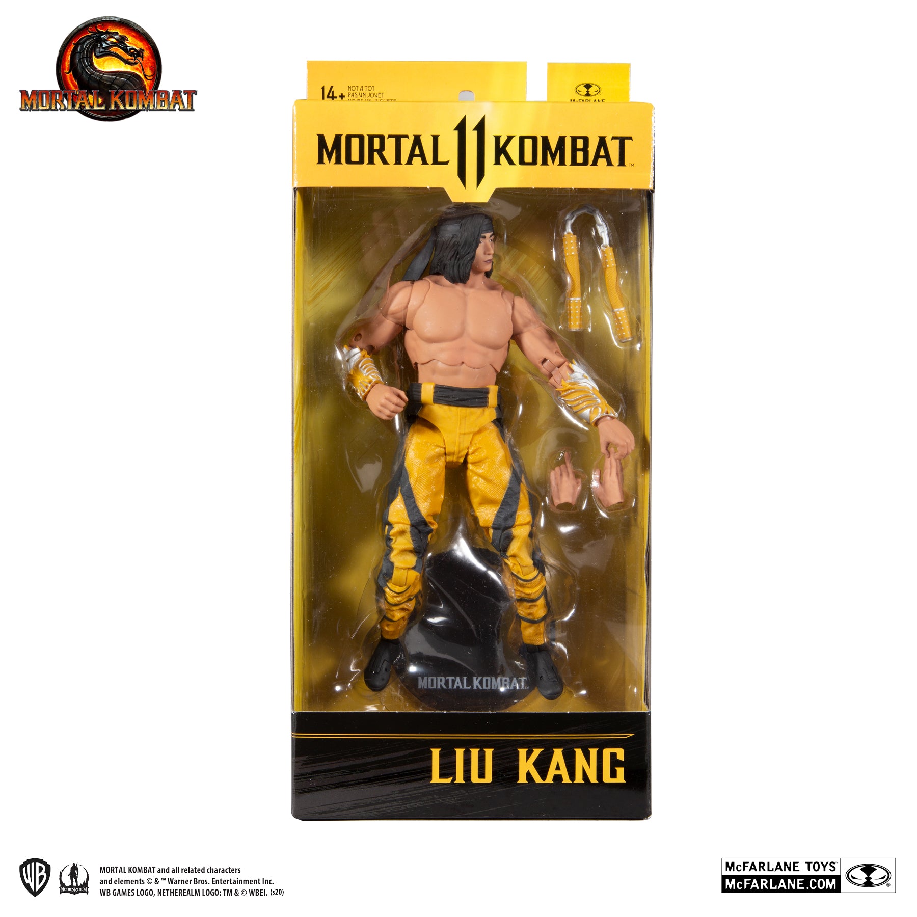 Mortal Kombat Liu Kang Fighting Abbot 7" Figure - McFarlane Toys