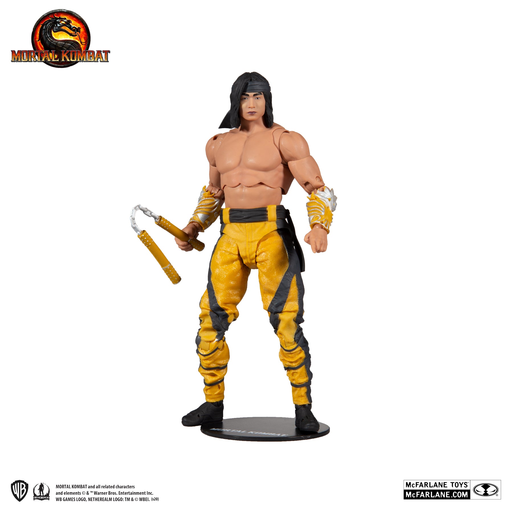 Mortal Kombat Liu Kang Fighting Abbot 7" Figure - McFarlane Toys