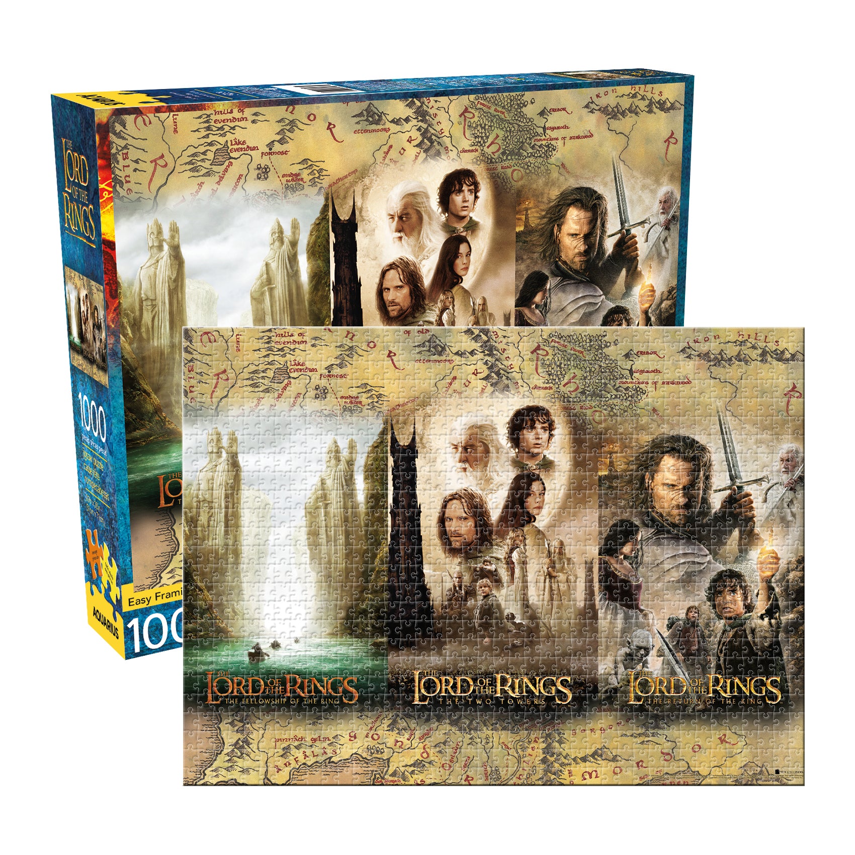 Lord of the Rings Triptych Jigsaw Puzzle 1000 pieces