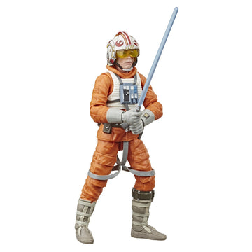 Star Wars 40th Anniversary Empire Strikes Back Black 6" Series Luke Snowspeeder - 0