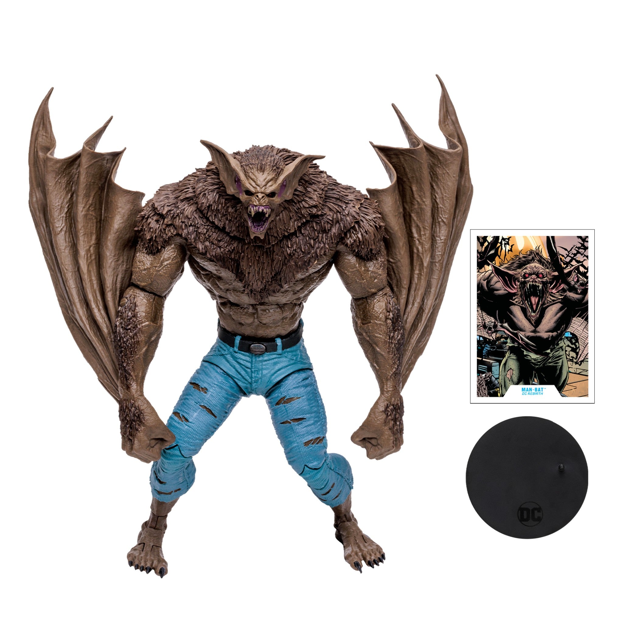 DC Multiverse DC Rebirth Man-Bat 9" Megafig - McFarlane Toys-2