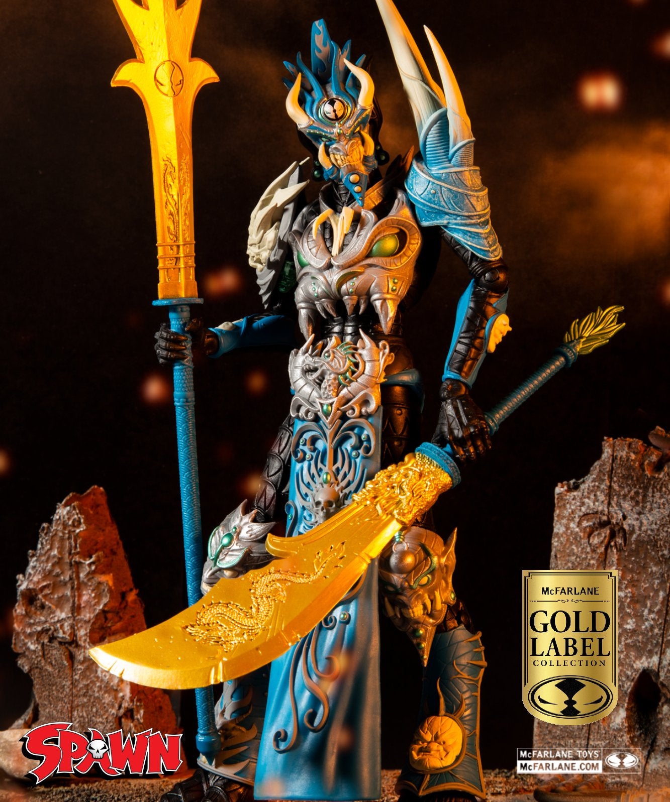 Mandarin Spawn 7" Gold Label Series - McFarlane Toys