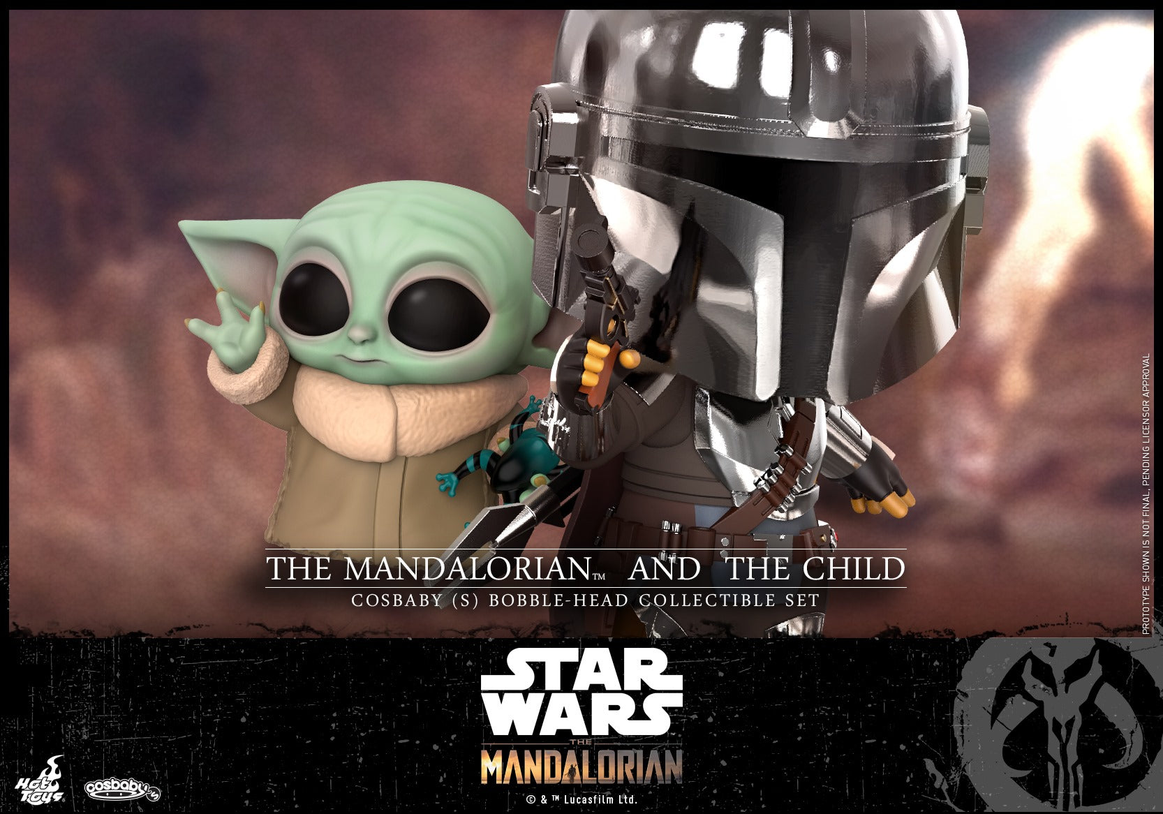 Star Wars The Mandalorian Cosbaby - The Mandalorian and Child - 0