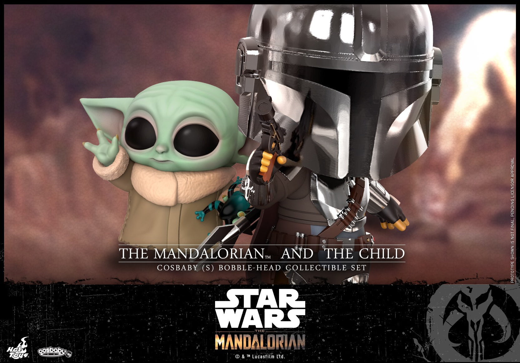 Star Wars The Mandalorian Cosbaby - The Mandalorian and Child