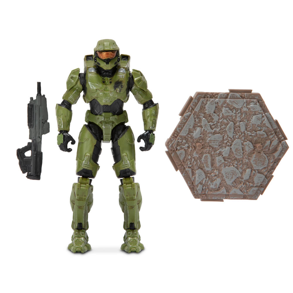 Halo Infinite Master Chief with Assault Rifle 4" Core Action Figure - Series 2