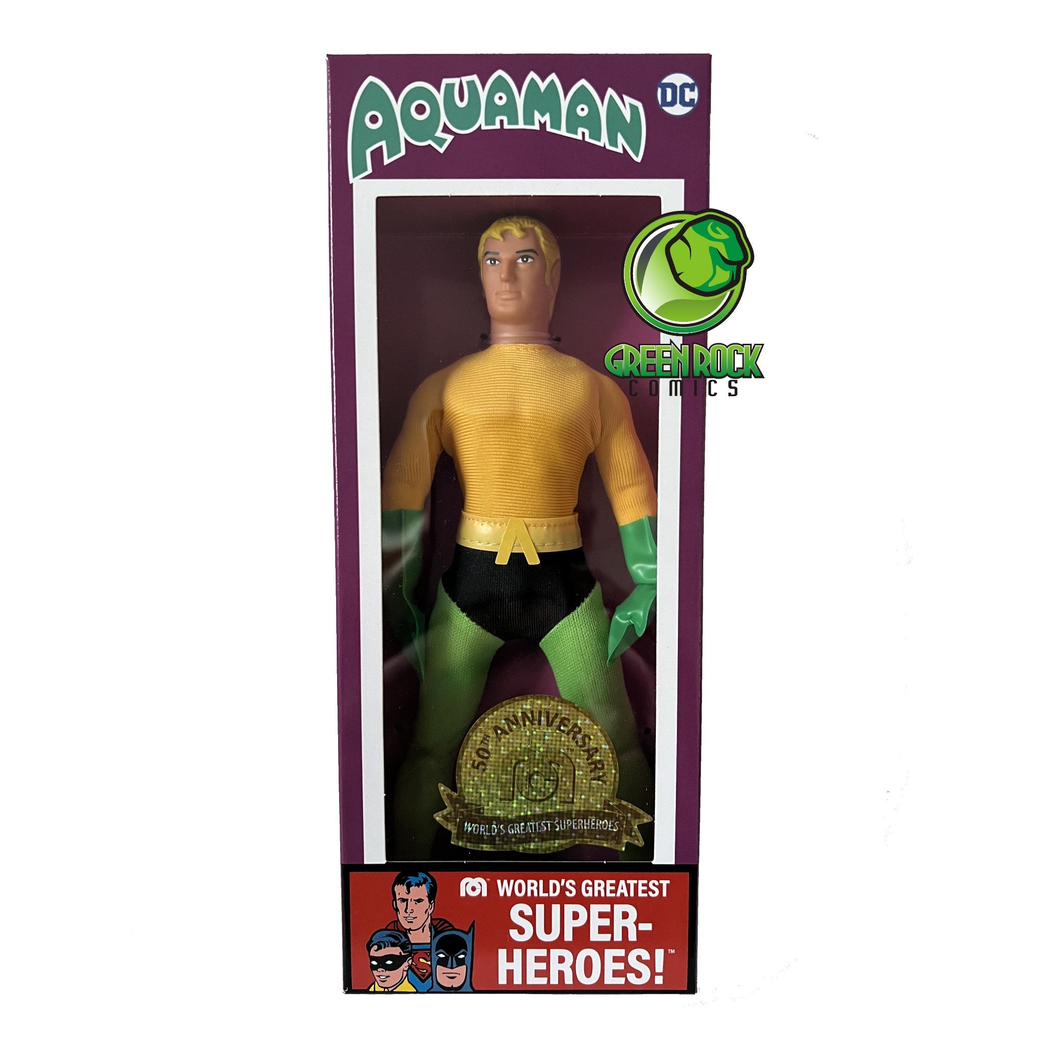 DC 50th Anniversary Aquaman 8" Action Figure - Mego