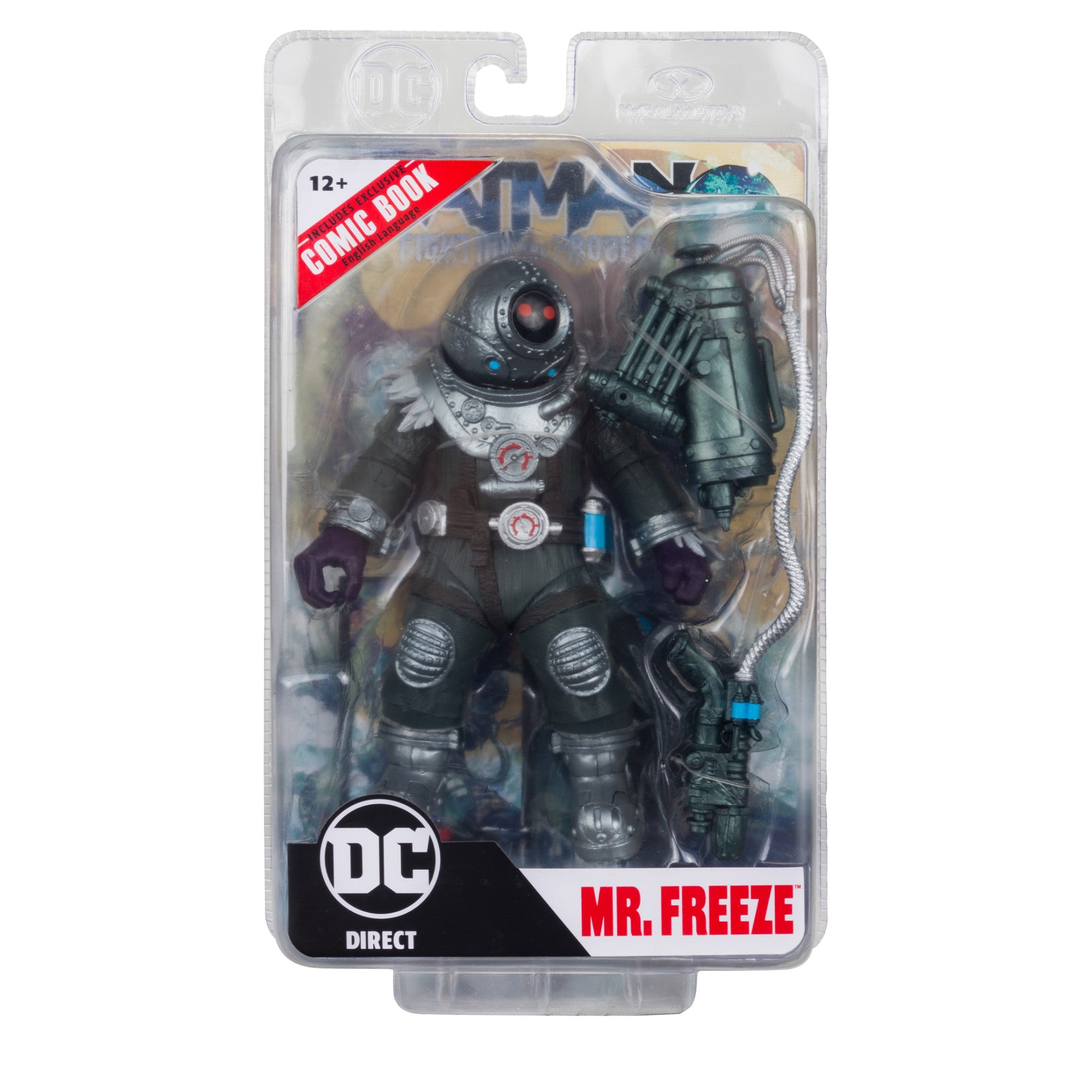 DC Direct Page Punchers Mr Freeze 7" Batman Fighting the Frozen Comic McFarlane