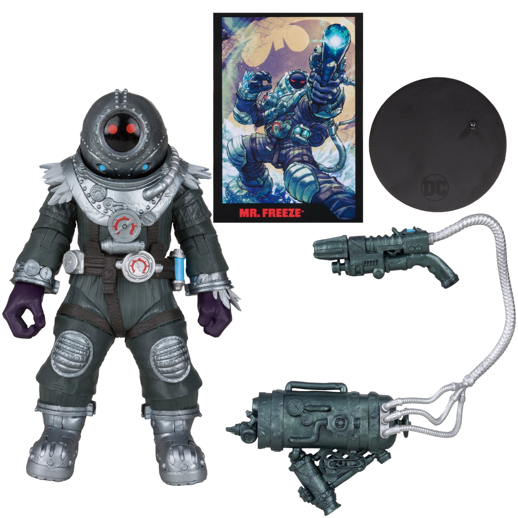 DC Direct Page Punchers Mr Freeze 7" Batman Fighting the Frozen Comic McFarlane