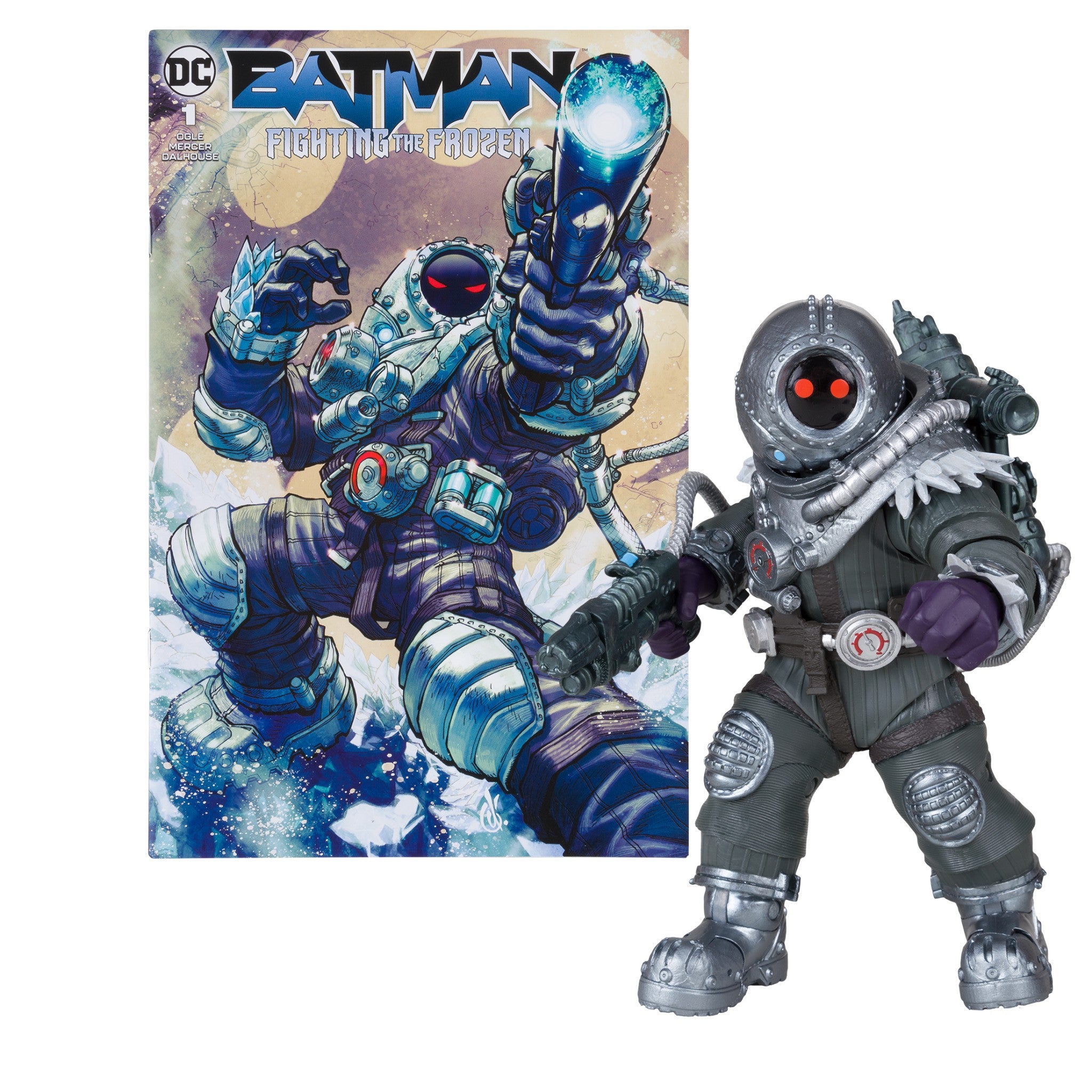 DC Direct Page Punchers Mr Freeze 7" Batman Fighting the Frozen Comic McFarlane