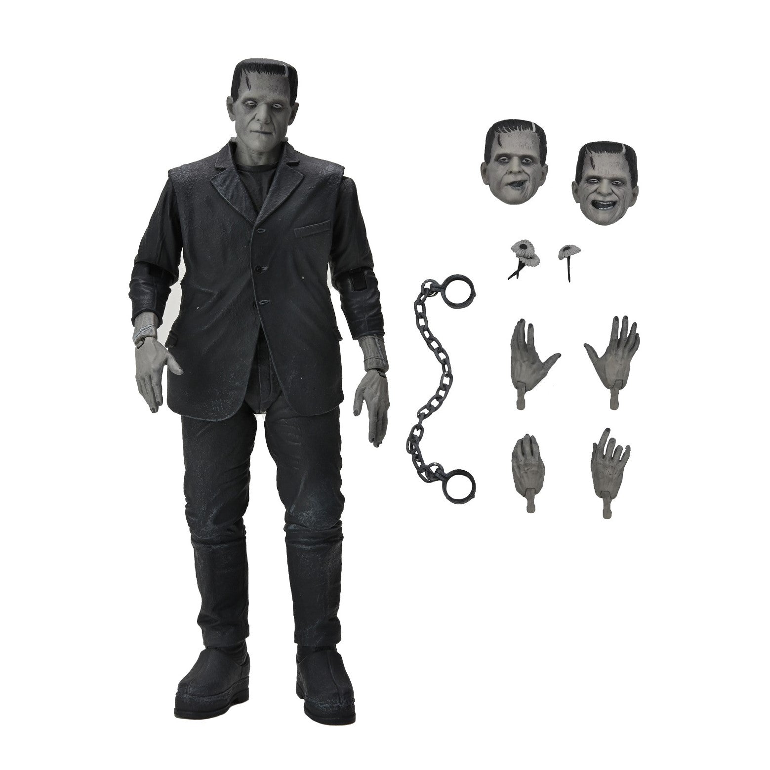 Universal Monsters Ultimate Frankenstein Monster B&W 7" Action Figure - NECA