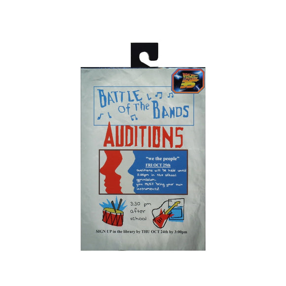 Back to the Future Ultimate Marty McFly 85 Audition 7" Figure - NECA