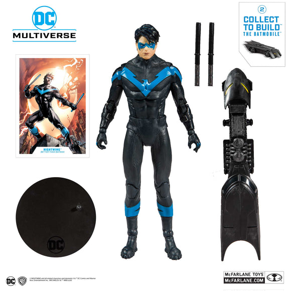 DC Multiverse Nightwing Build-a-Batmobile - McFarlane Toys