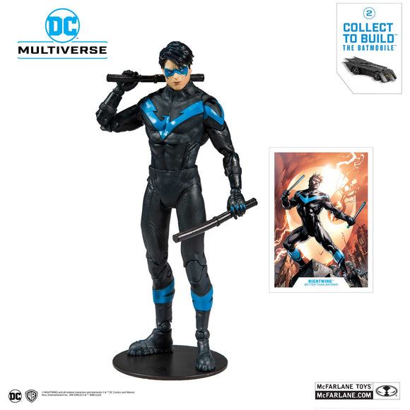 DC Multiverse Nightwing Build-a-Batmobile - McFarlane Toys