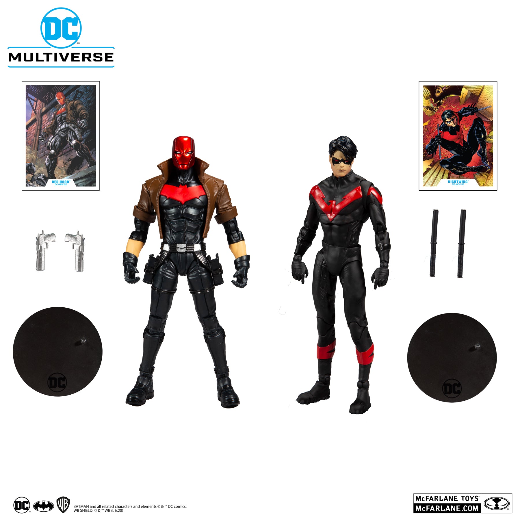 DC Multiverse Nightwing and Red Hood 2 pack - McFarlane Toys