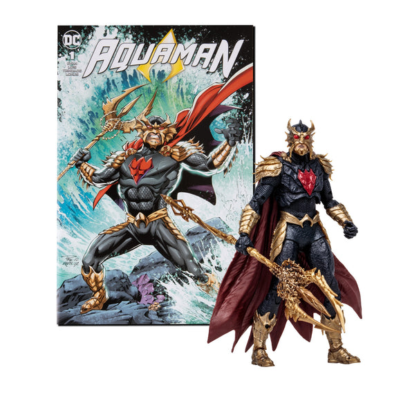 DC Direct Page Punchers Ocean Master 7" with Aquaman Comic - McFarlane Toys