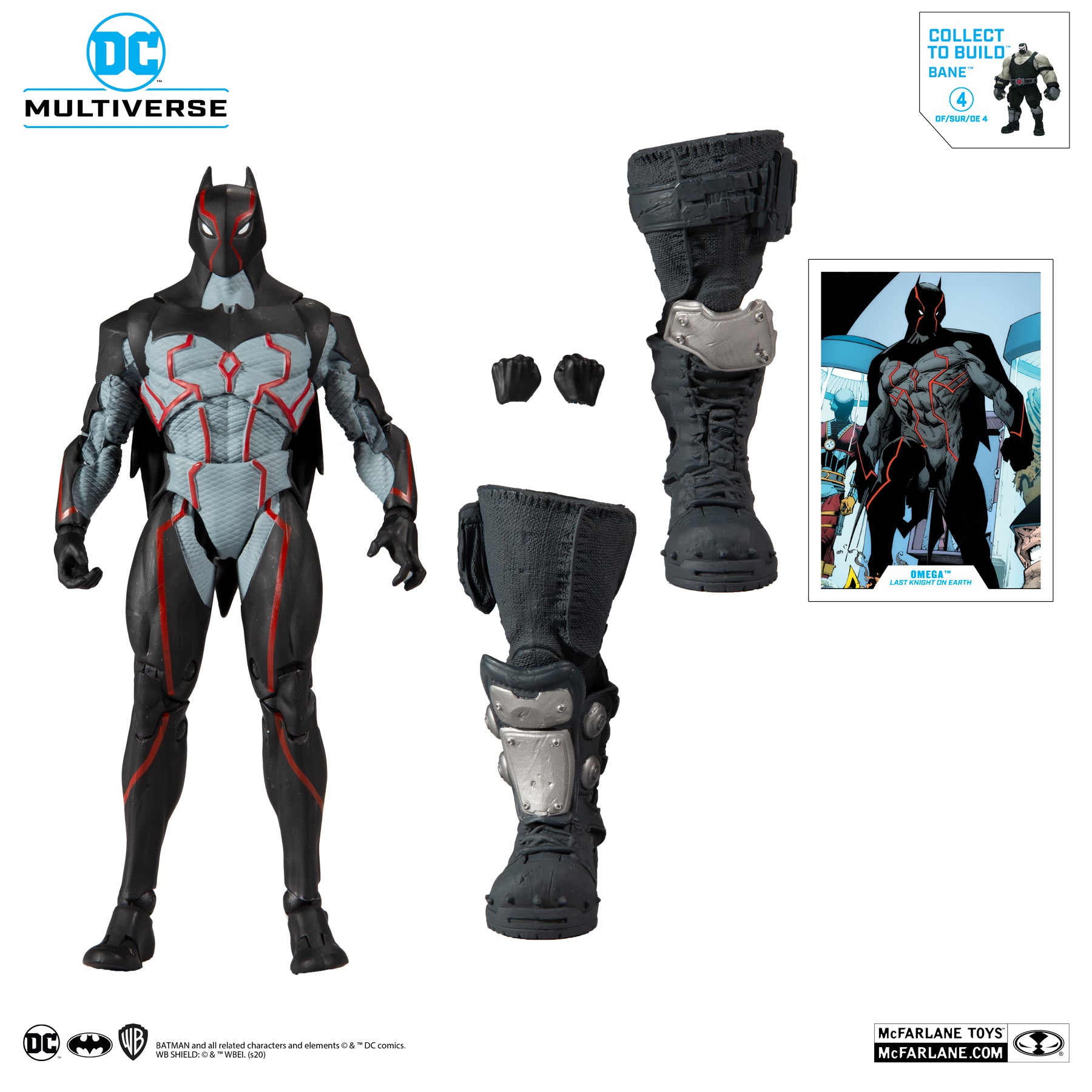 DC Multiverse Omega Batman Last Knight on Earth Build-a Bane - McFarlane Toys