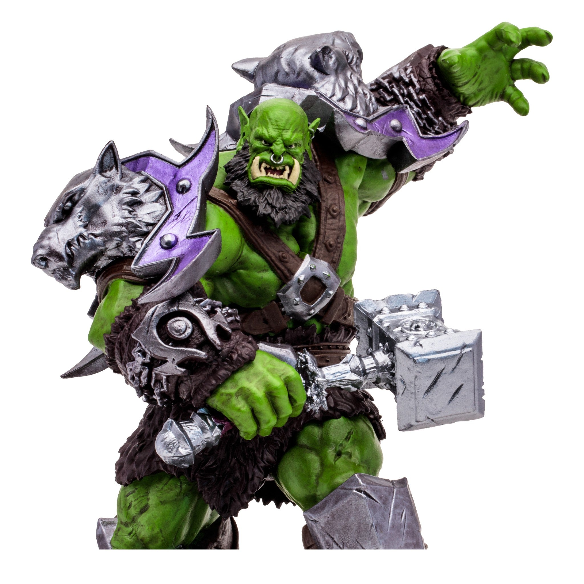 World of Warcraft Orc Warrior Shaman 7" Common Figure - McFarlane Toys-2
