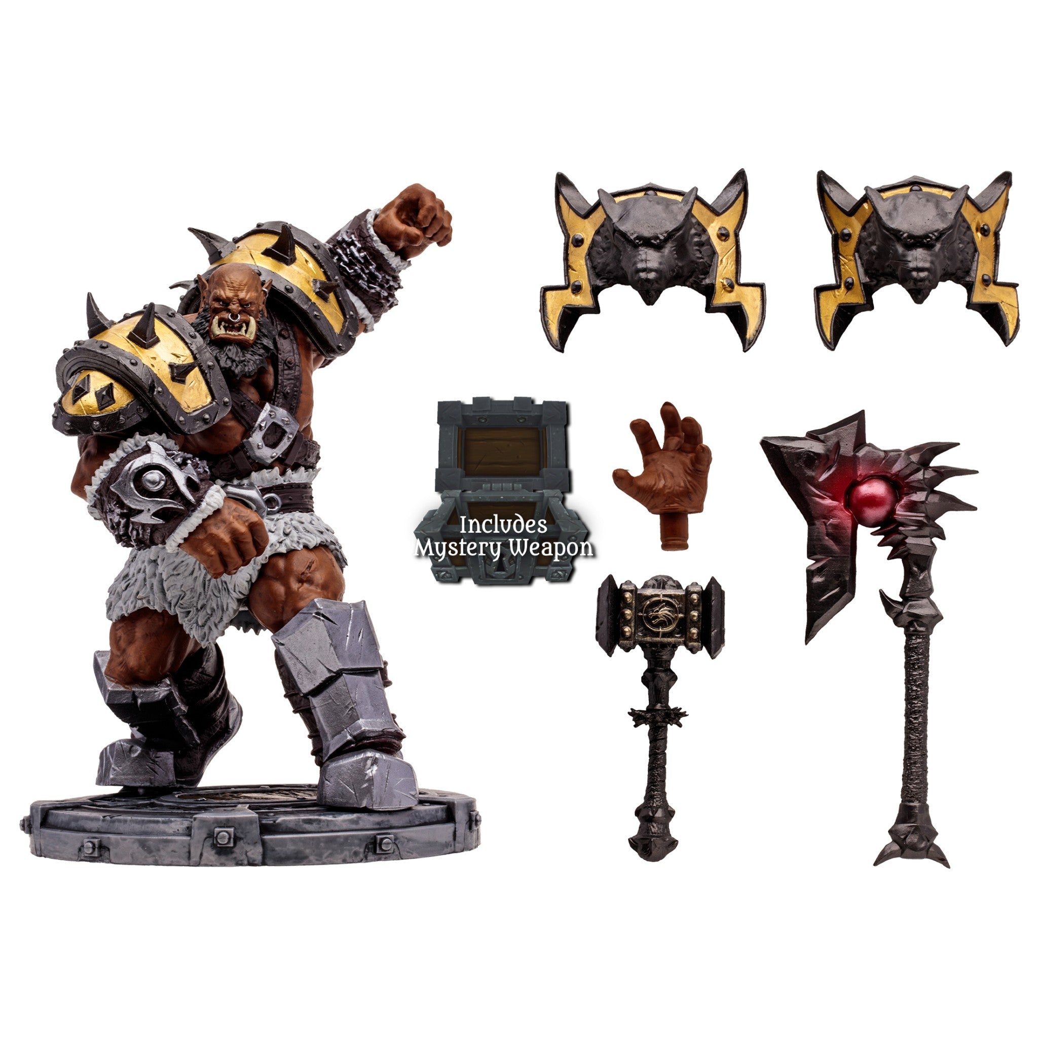World of Warcraft Orc Warrior Shaman 7" Epic Figure - McFarlane Toys-4
