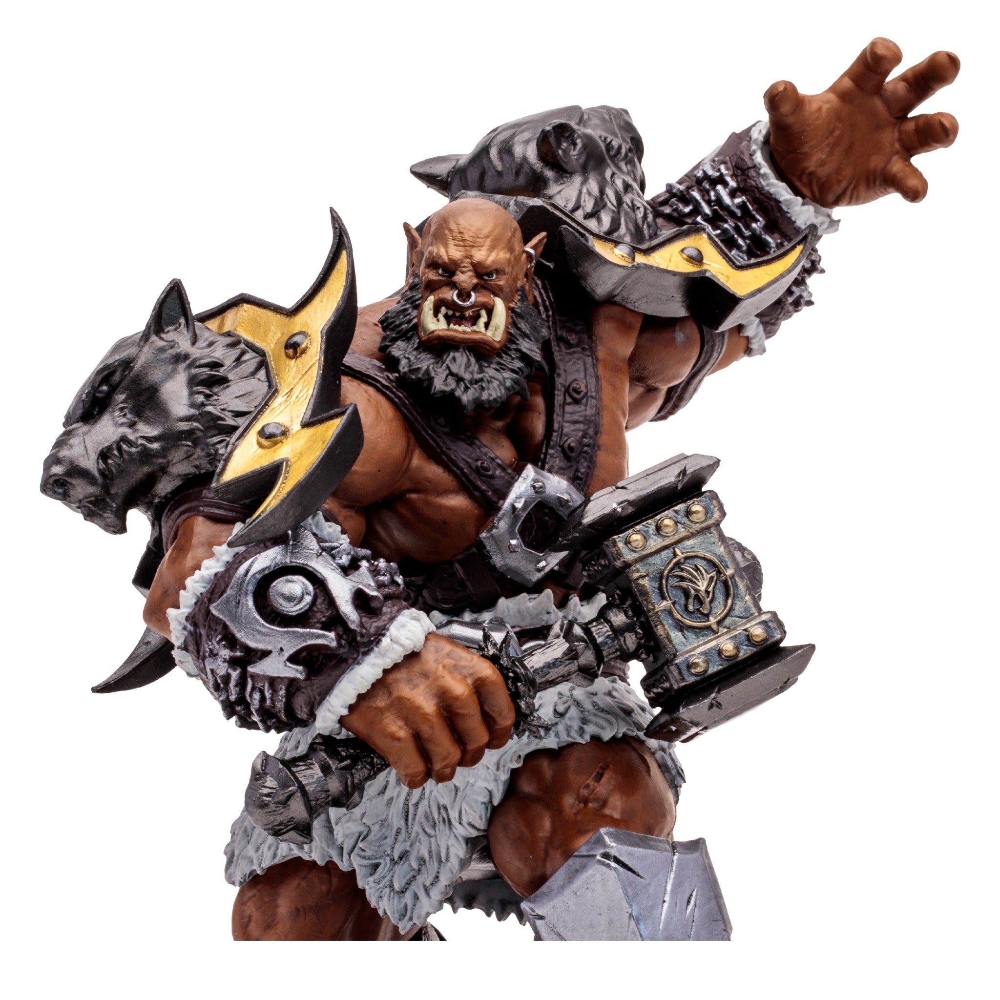 World of Warcraft Orc Warrior Shaman 7" Epic Figure - McFarlane Toys - 0