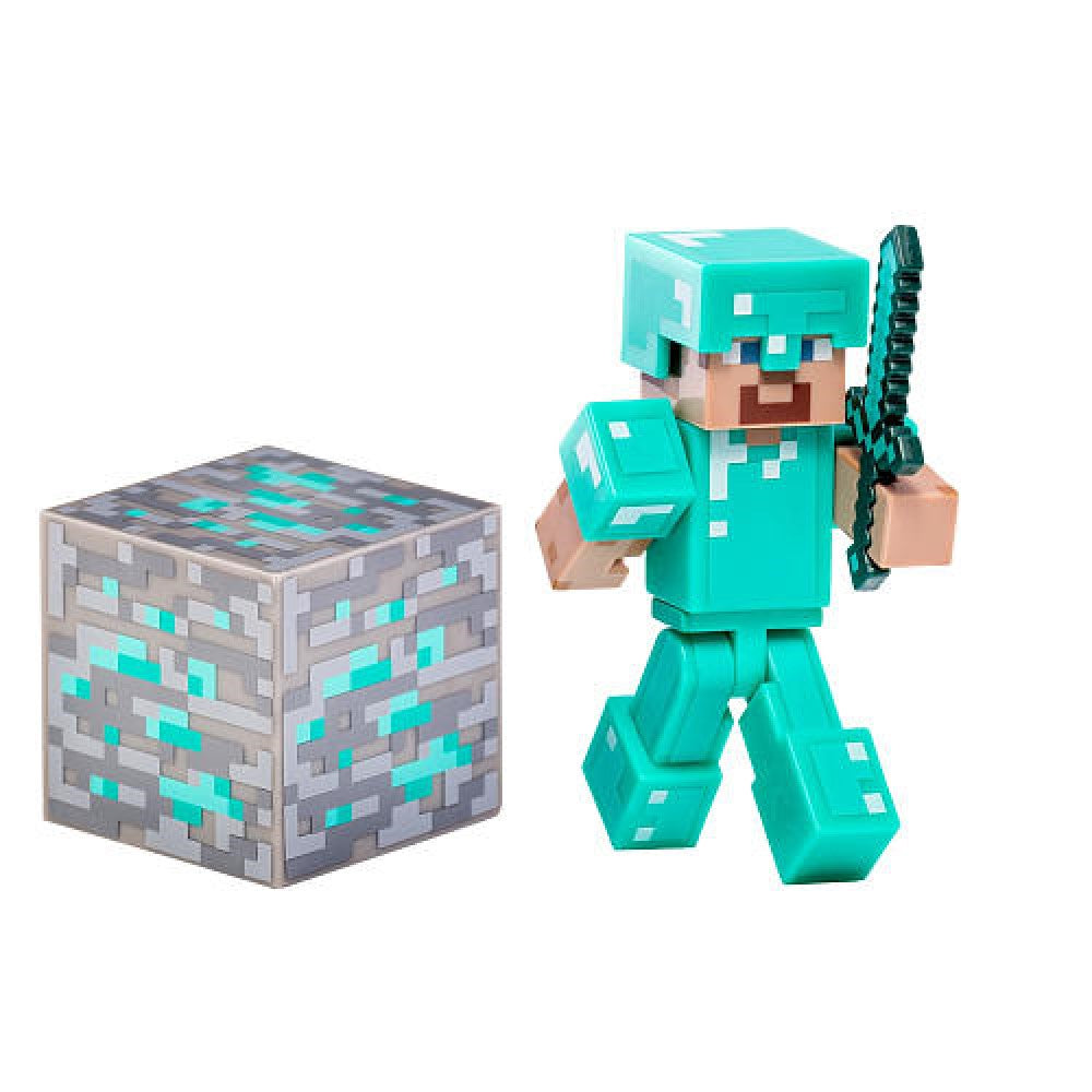 Minecraft Overworld Core Steve with Diamond Armor - Series 2 - 0