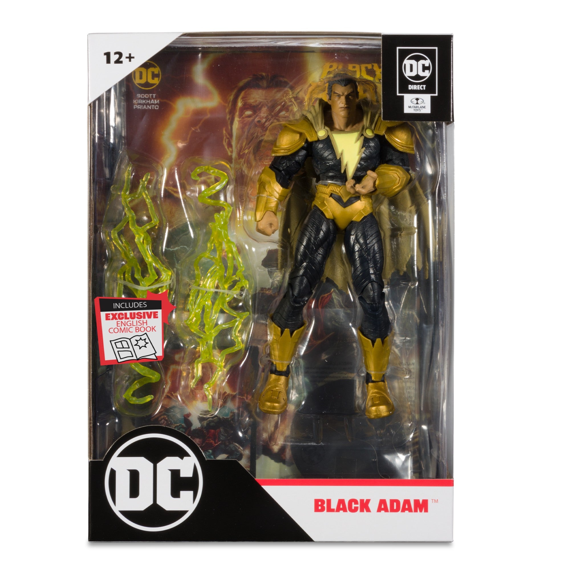 DC Direct Page Punchers Black Adam 7" with Black Adam Comic - McFarlane Toys