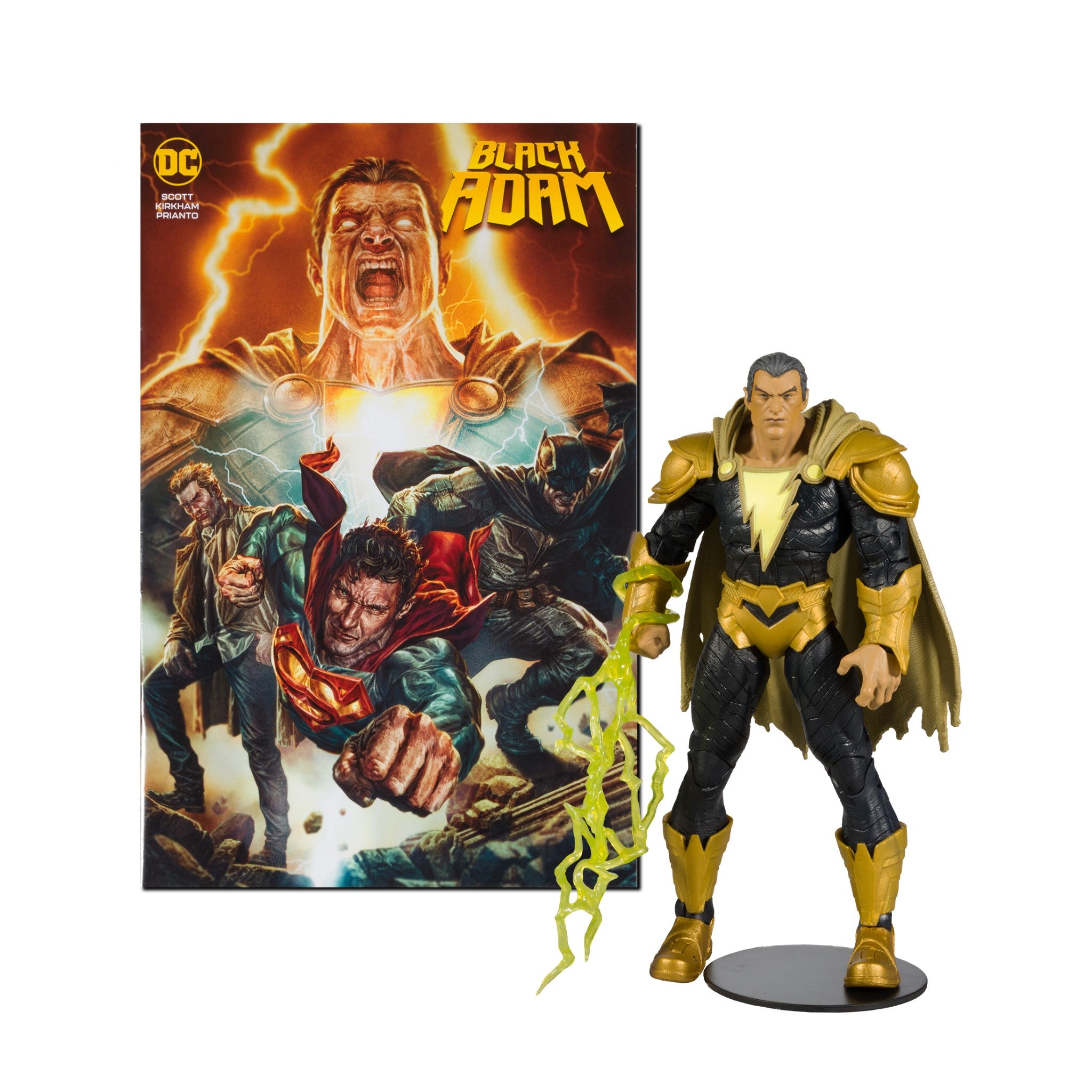 DC Direct Page Punchers Black Adam 7" with Black Adam Comic - McFarlane Toys - 0