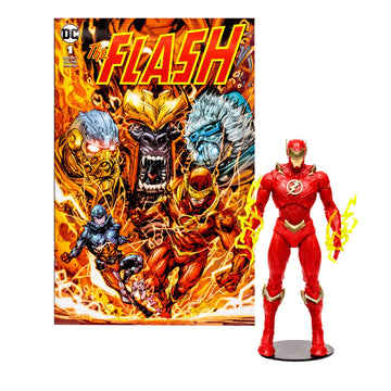 DC Direct Page Punchers Flash 7" with Flash Comic - McFarlane Toys - 0