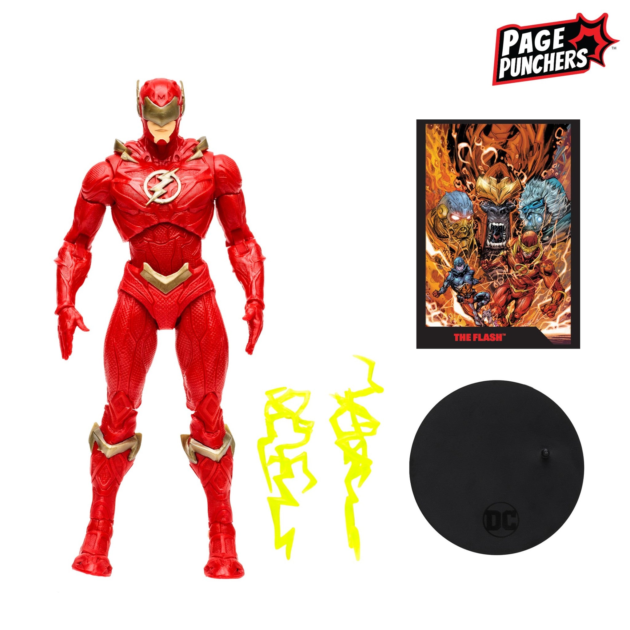 DC Direct Page Punchers Flash 7" with Flash Comic - McFarlane Toys