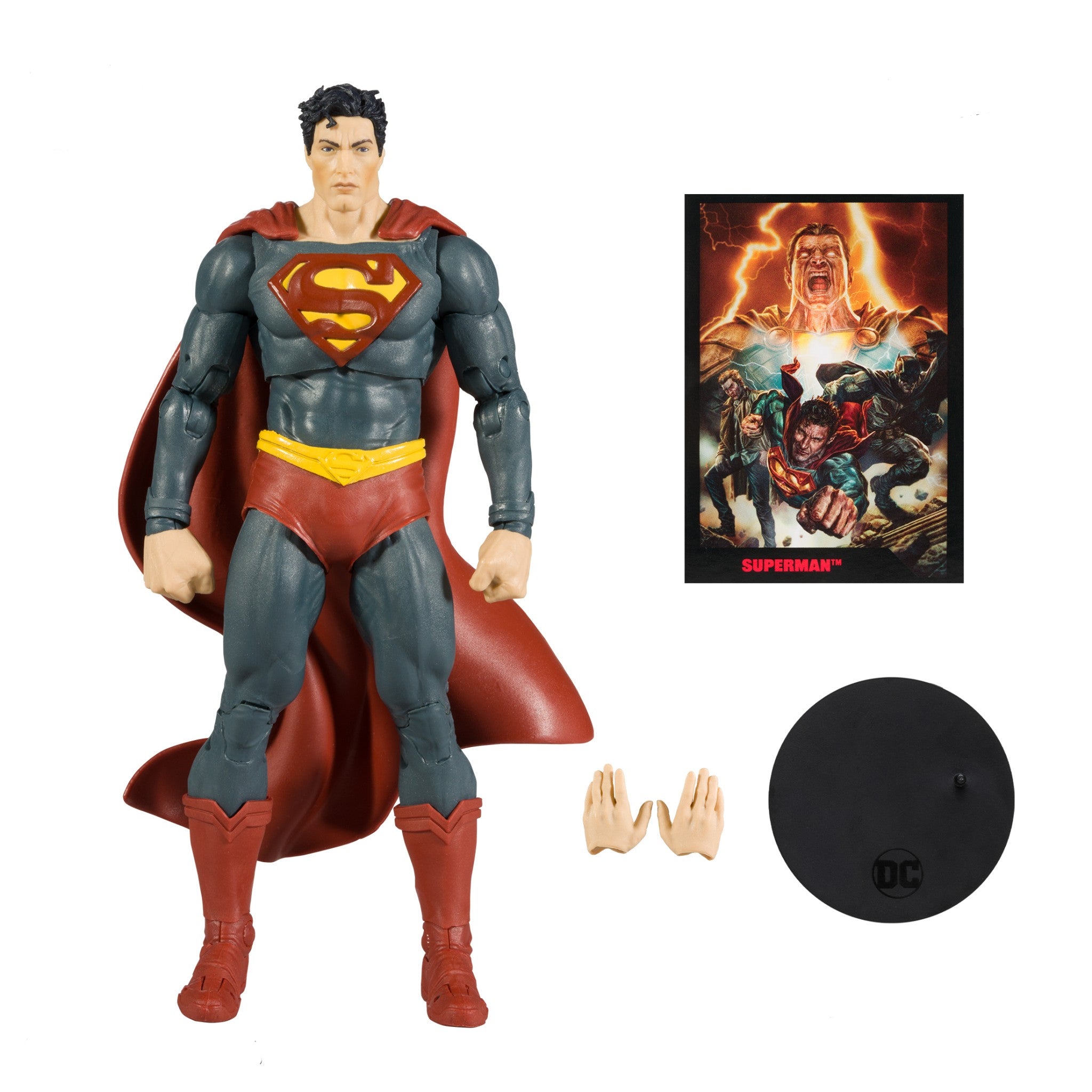 DC Direct Page Punchers Superman 7" with Black Adam Comic - McFarlane Toys-3