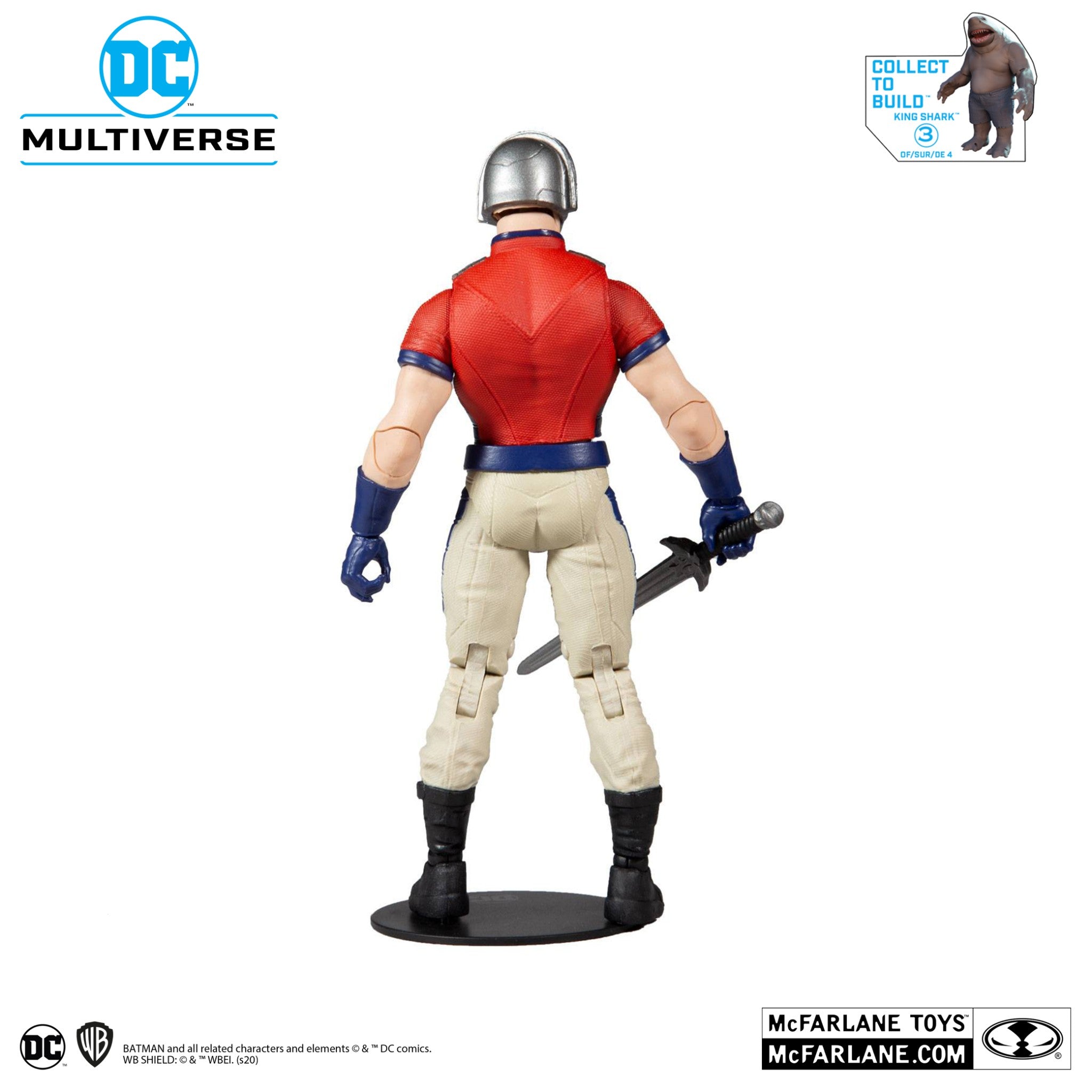 DC Multiverse Suicide Squad Peacemaker BAF King Shark - McFarlane Toys