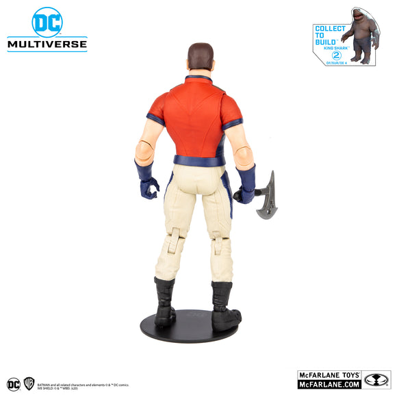 DC Multiverse Suicide Squad Peacemaker Unmasked BAF King Shark - McFarlane Toys