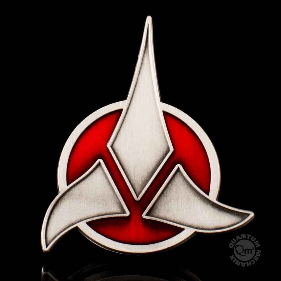 Star Trek Klingon Emblem Badge - by Quantum Mechanix