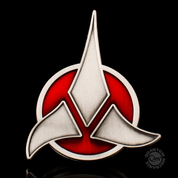 Star Trek Klingon Emblem Badge - by Quantum Mechanix