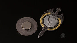 Star Trek Mirror Universe Terran Empire Combadge Gold - by Quantum Mechanix - 0