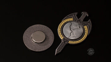 Star Trek Mirror Universe Terran Empire Combadge Gold - by Quantum Mechanix - 0
