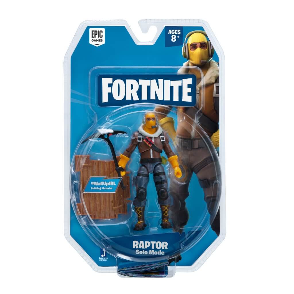 Fortnite Raptor 4" Solo Mode Figure Pack