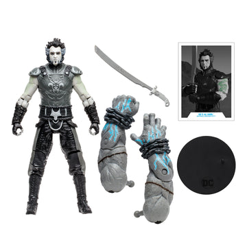 DC Multiverse Arkham City Ra's Al Ghul BAF Solomon Grundy Gold Label B&W - 0