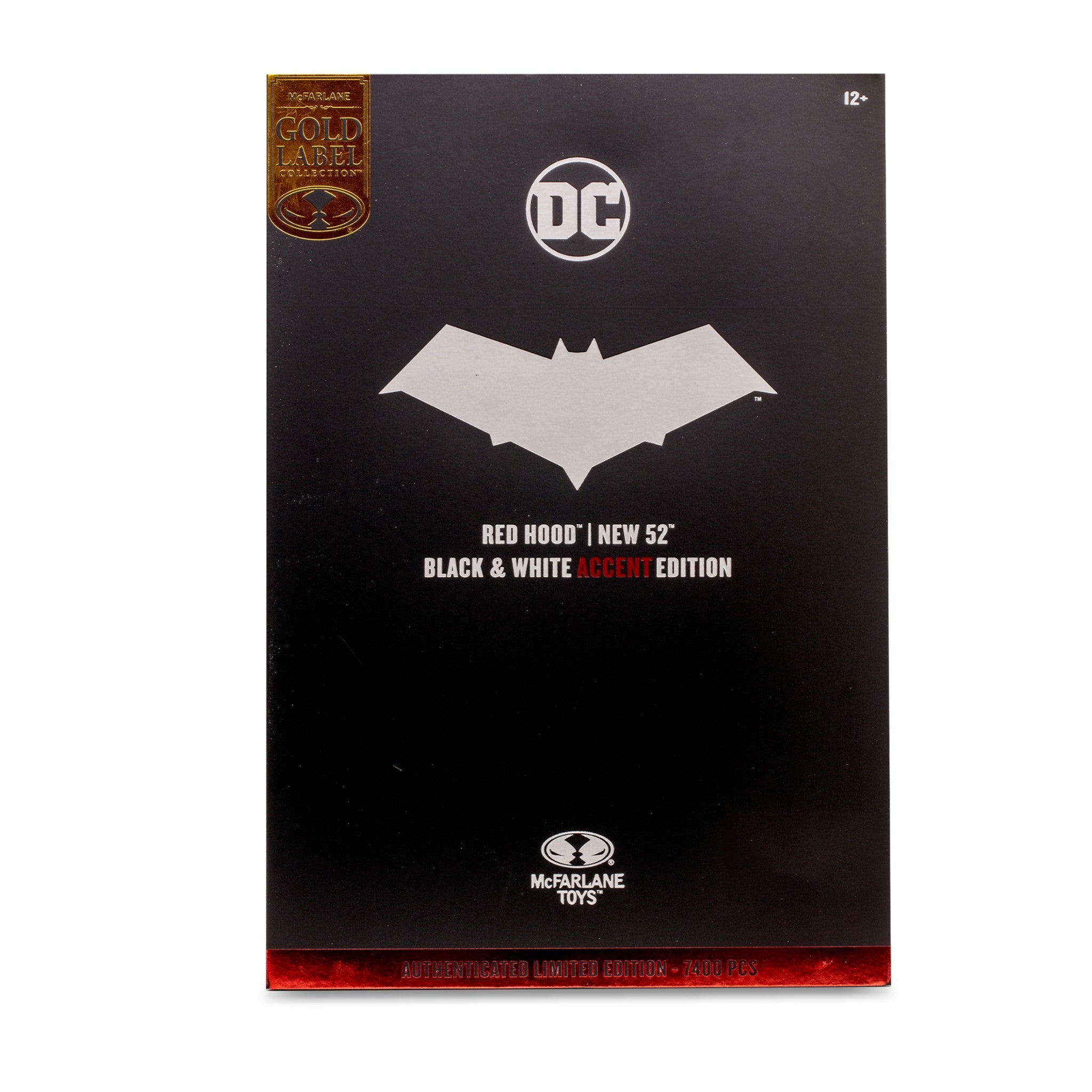 DC Multiverse New 52 Black & White Accent Edition Red Hood Gold Label- McFarlane