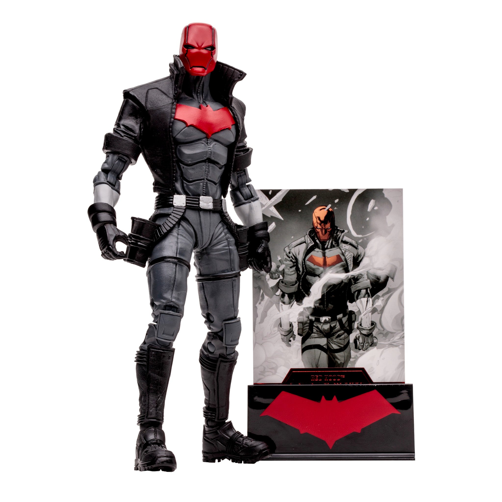 DC Multiverse New 52 Black & White Accent Edition Red Hood Gold Label- McFarlane - 0