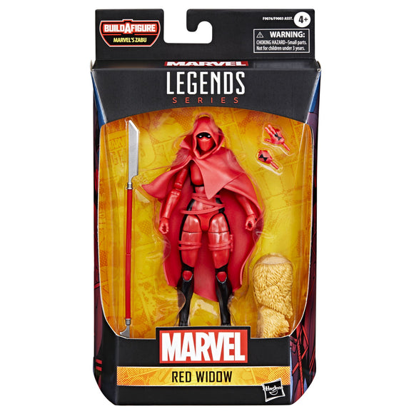 Marvel Legends Zabu BAF 6" Red Widow (Avengers Comics)