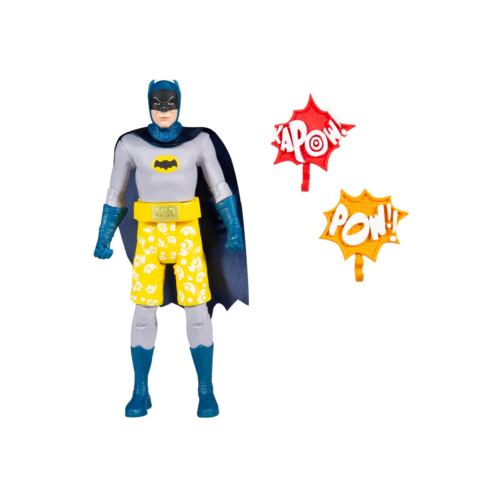 DC Retro Batman Classic TV Series 1966 Batman Swim Shorts 6" - McFarlane Toys - 0