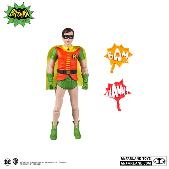 DC Retro Batman Classic TV Series 1966 Robin 6" - McFarlane Toys