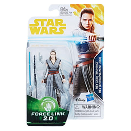 Star Wars Solo Movie Force Link 2.0 3.75" Rey Jedi Training