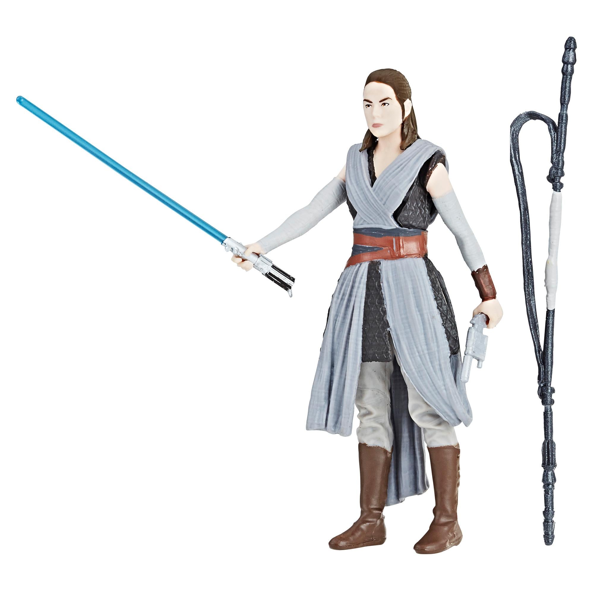 Star Wars Solo Movie Force Link 2.0 3.75" Rey Jedi Training - 0